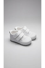 Çift Cırt Cırtlı Bebek Sneaker Ayakkabı — Beyaz