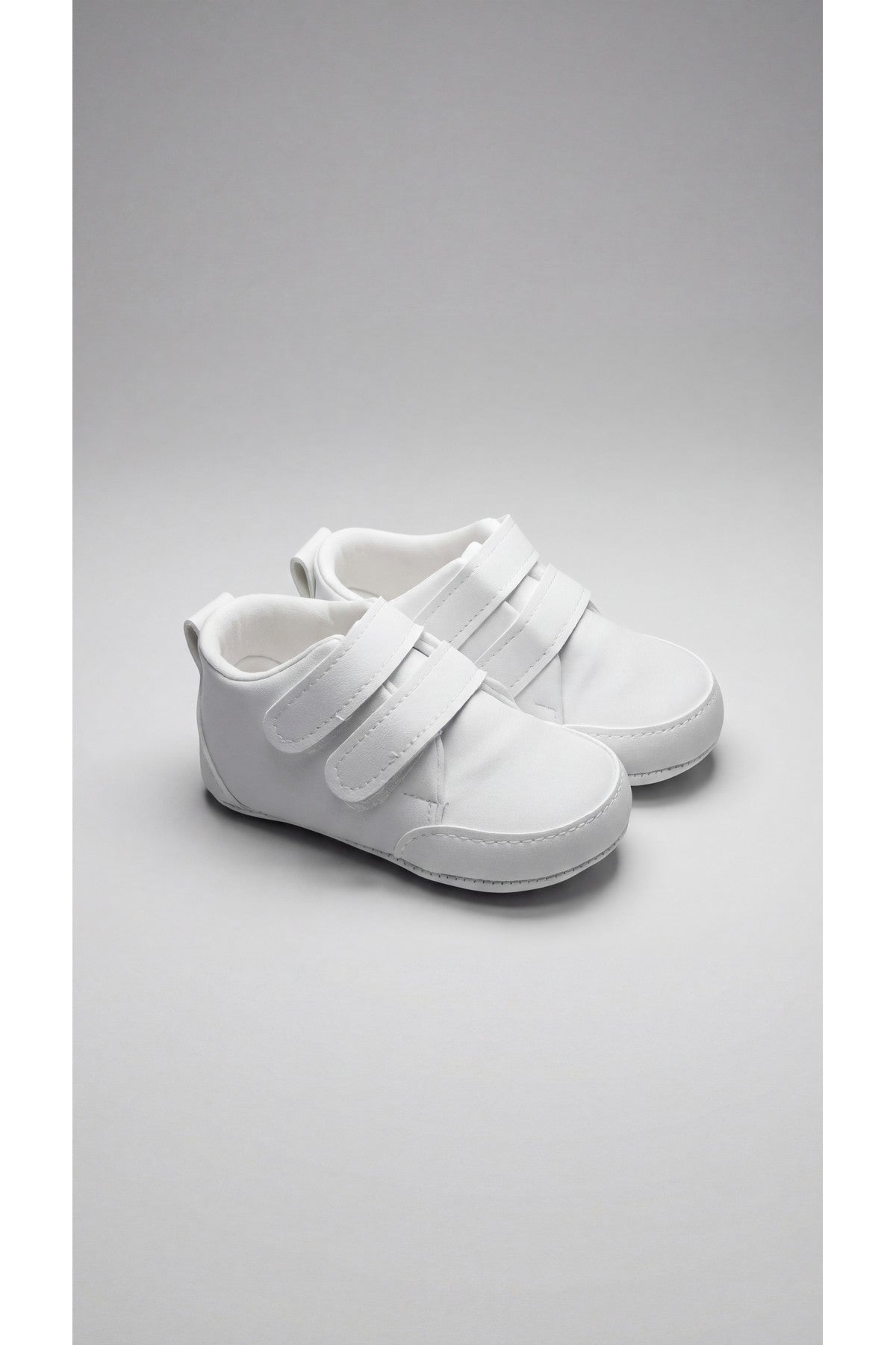 Çift Cırt Cırtlı Bebek Sneaker Ayakkabı — Beyaz