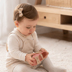 Fiyonklu Kız Bebek İlk Adım Ayakkabısı Kaydırmaz Taban Yumuşak Taban Pembe - Pembe - Pufienpixa