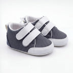 Çift Cırt Cırtlı Bebek Sneaker Ayakkabı — gri