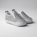 Gri Slip - On Bebek Ayakkabı - Pufien - Pufien