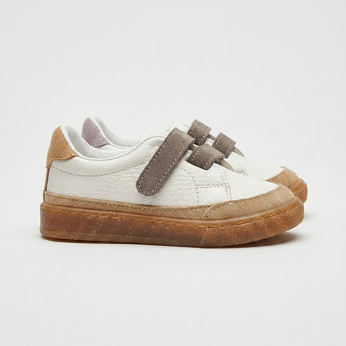 Hakiki Deri İlk Adım Cırt Cırtlı Çocuk Spor Ayakkabı, Esnek Tabanlı, Bebek Sneakers - PufienCasual Ayakkabı