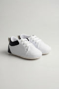 İlk Adım Ayakkabısı, Bebek Patik, Beyaz Siyah - PufienSneaker