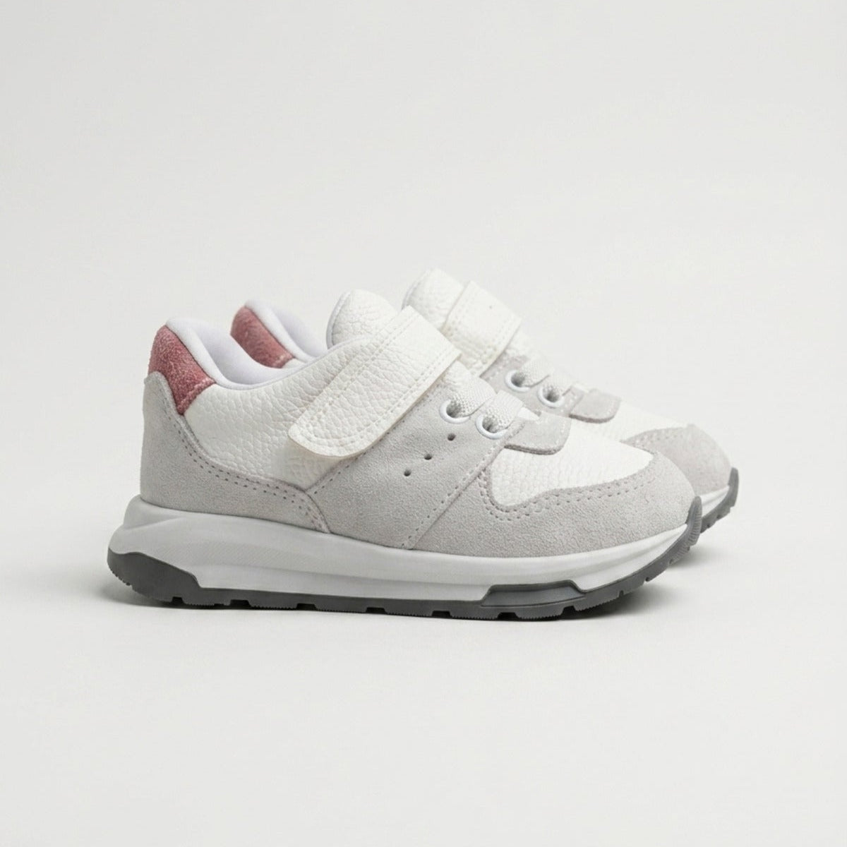 İlkadım Ayakkabısı, Bebek Sneaker, Esnek ve Ortopedik Tabanlı, Hakiki Deri - PufienSneaker
