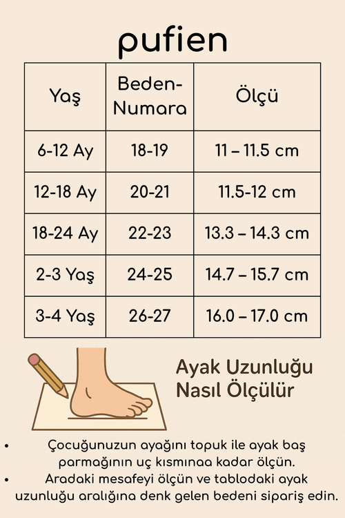 Kahverengi - Beyaz Kareli Çocuk Ev Botu - Pufien