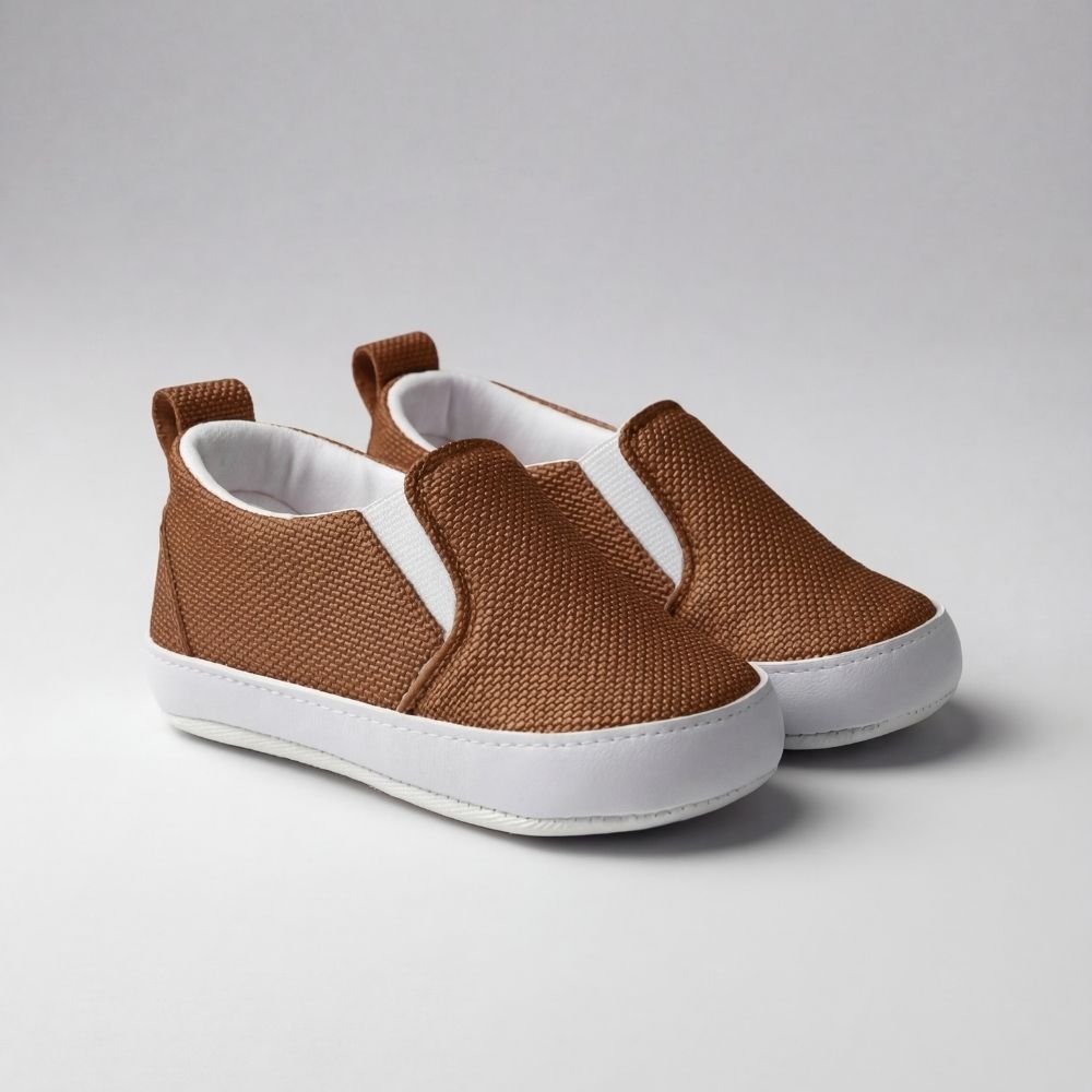 Kahverengi Slip-On Bebek Ayakkabı - Pufien