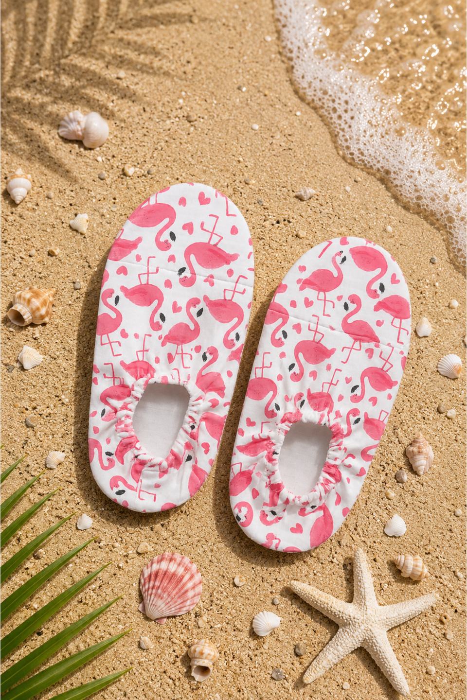 Kız Bebek Deniz Patiği — Pembe Flamingo