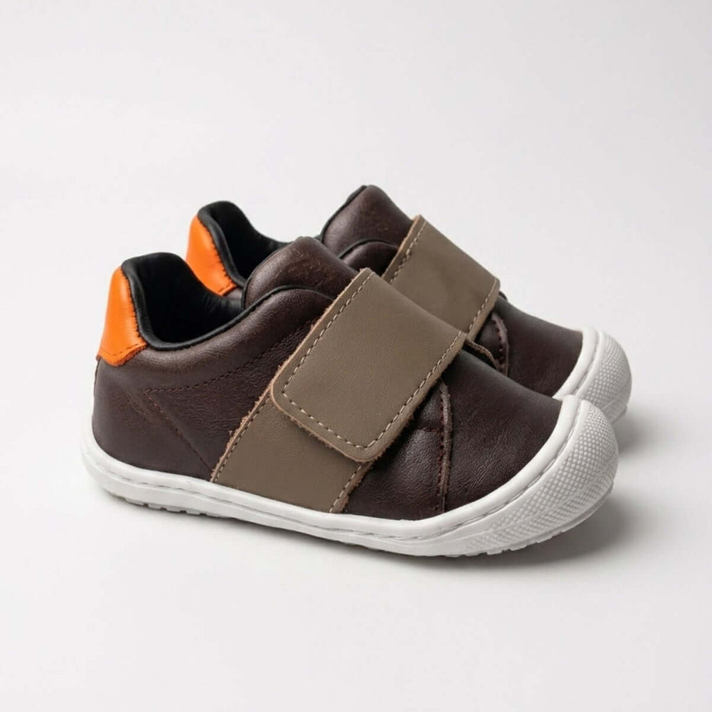 Ortopedik Bebek İlkadım Ayakkabısı Hakiki Deri Esnek Tabanlı - PufienSneaker