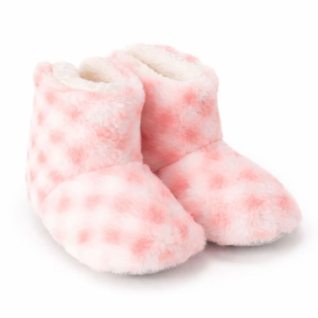 Pembe Dama Desenli Peluş Ev Botu - Pufien