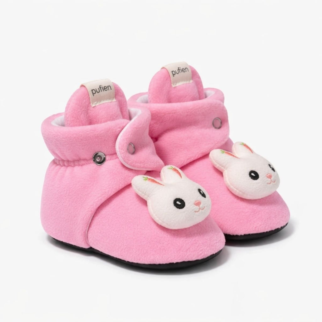 Pembe Polar Panduf - Tavşan Figürlü - Pufien