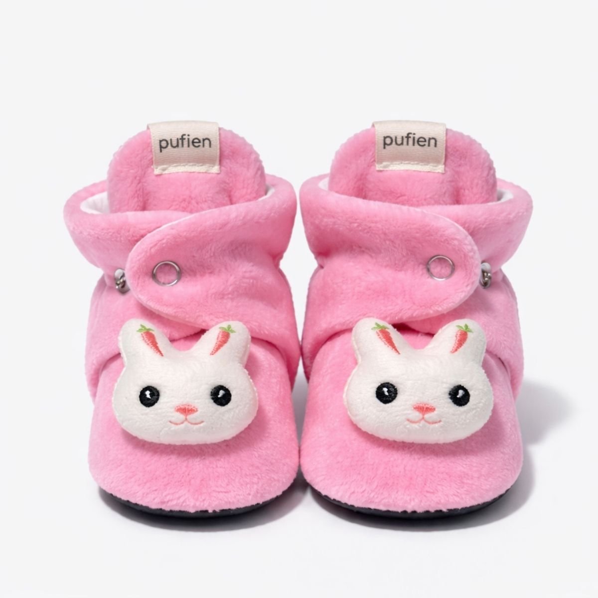 Pembe Polar Panduf - Tavşan Figürlü - Pufien
