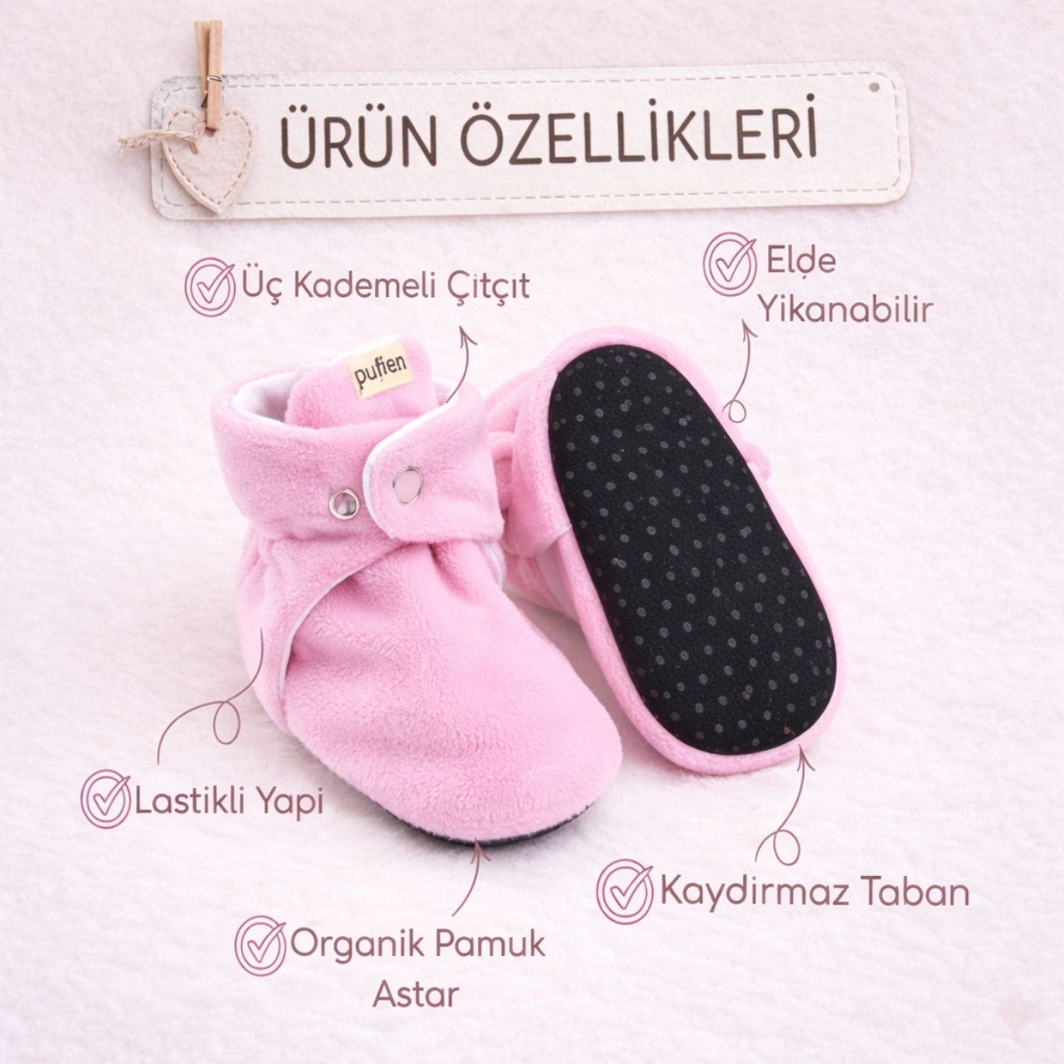 Pembe Polar Panduf - Pufien