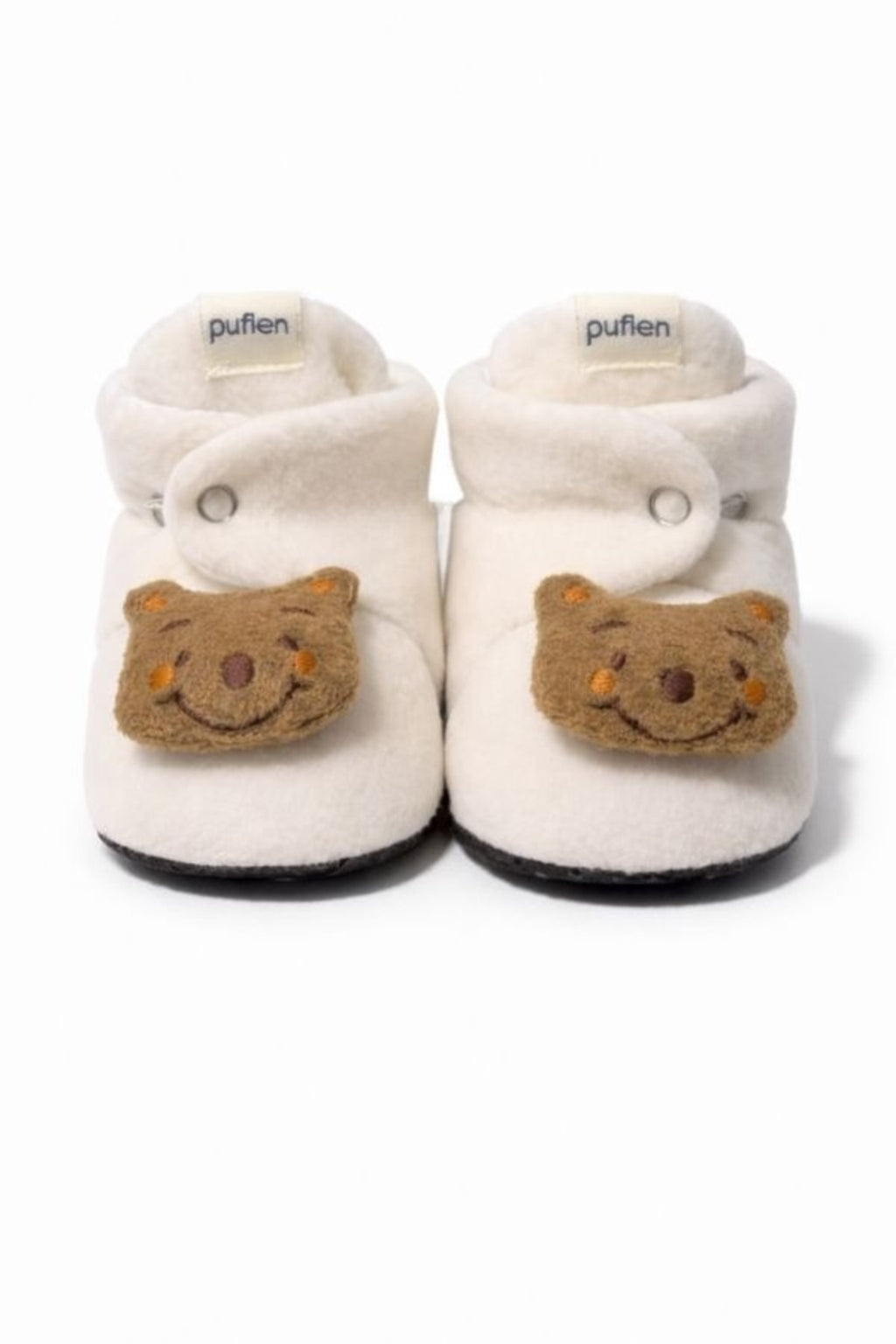 Figürlü Polar Panduf — Beyaz