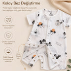 Yazlık Bebek Barbatöz Tulum 0-9 Ay