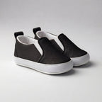 Gri Slip-On Bebek Ayakkabı - Pufien — siyah