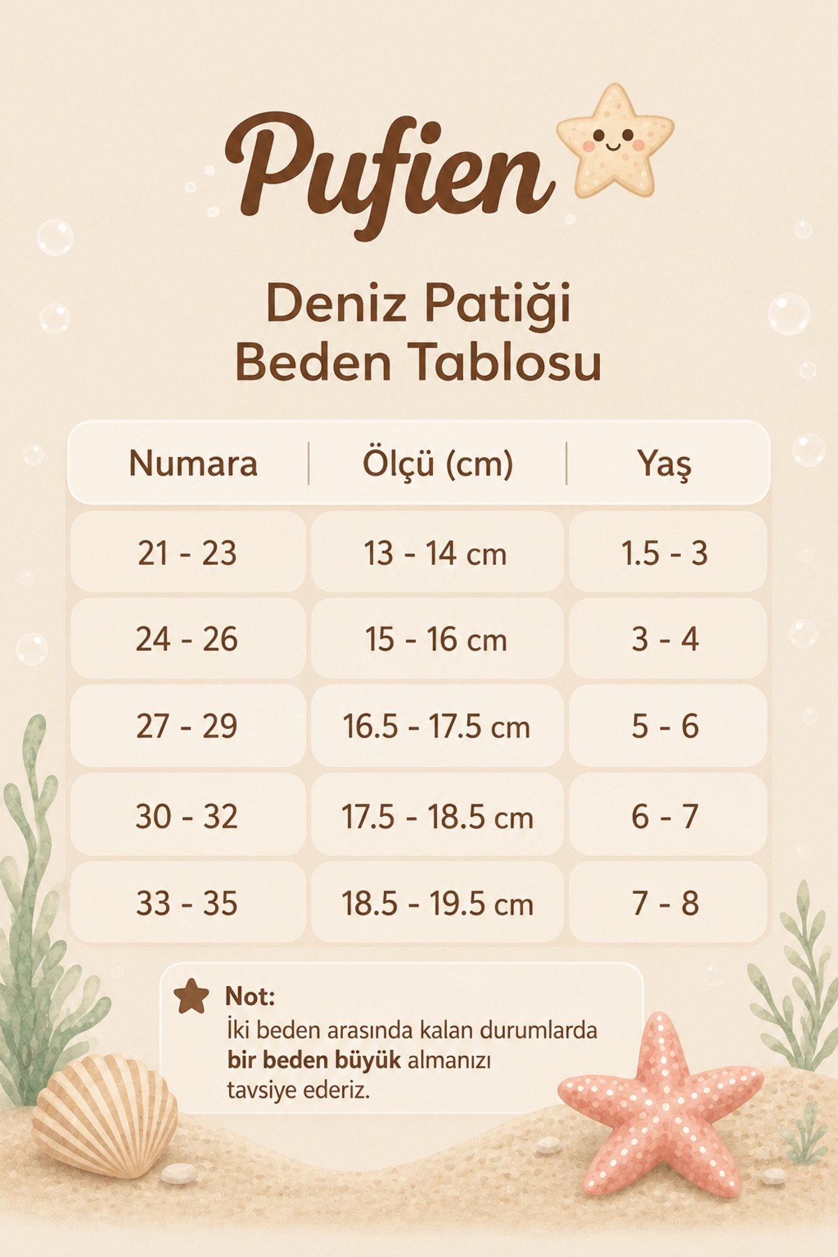 Unisex Bebek Deniz Patiği — Deniz Yıldızı
