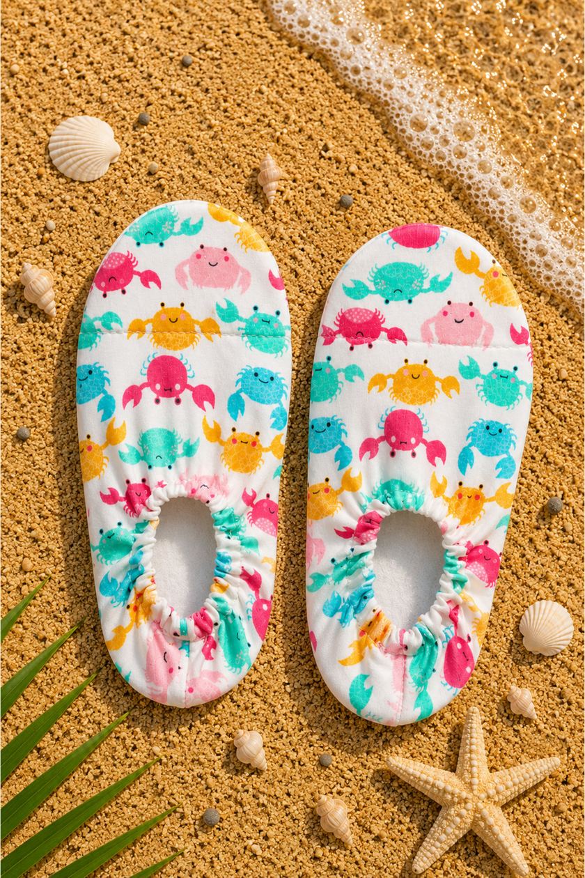 Unisex Bebek Deniz Patiği — Renkli Yengeç