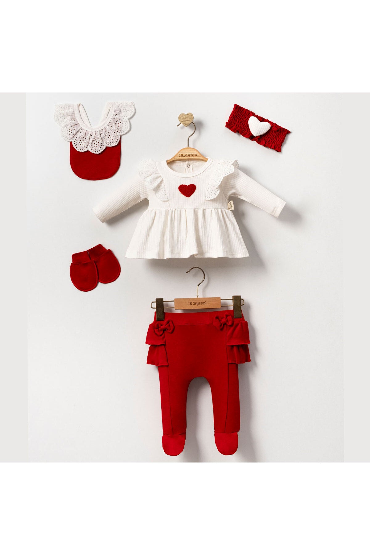 Yenidoğan 5'li Set — Kırmızı